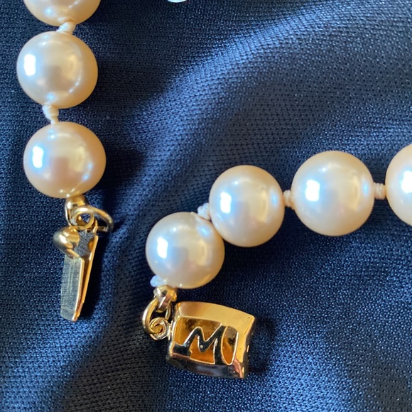 Vintage 1950βs MONET Pearl 23β Necklace, Very Pretty (muy bonito) π₯ππ₯ππ₯π§‘π₯ - Picture 4 of 6